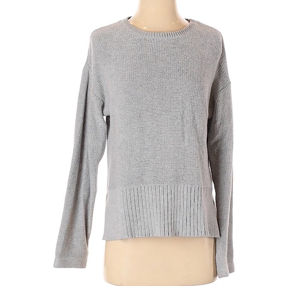 T Alexander Wang Knit Oversized Grey Sweater sz Xs 0/2 - Picture 1 of 6